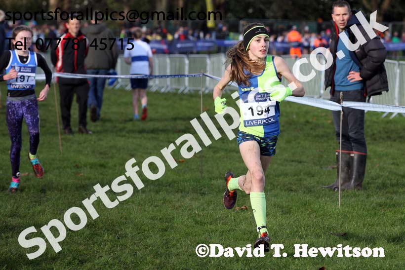 Girls under-13s 2017 British Athletics Liverpool Cross Challenge, Sefton Park, Liverpool. Photo:  David T. Hewitson/Sports for All Pics